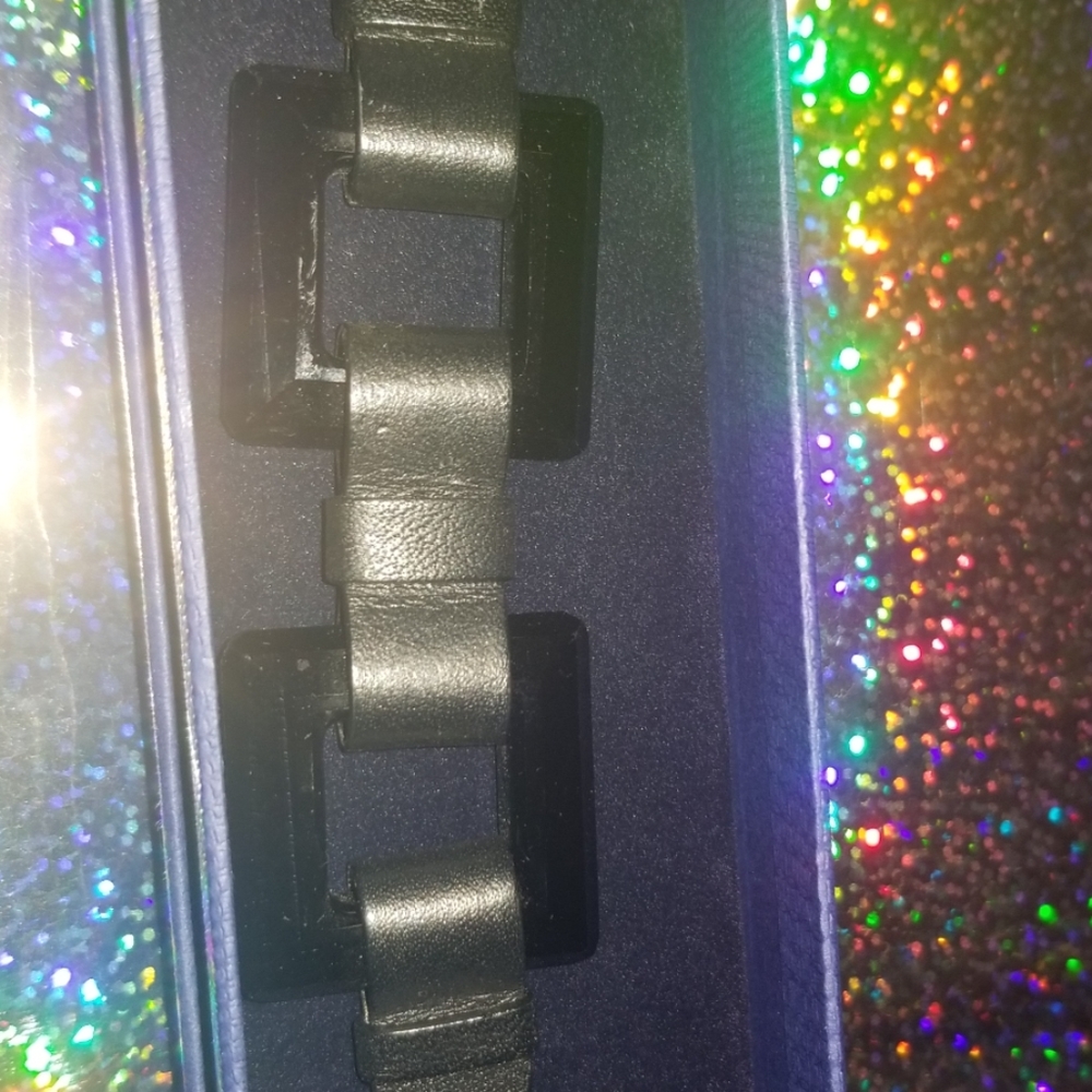 Authentic Swarovski Crystal and Leather Bracelet